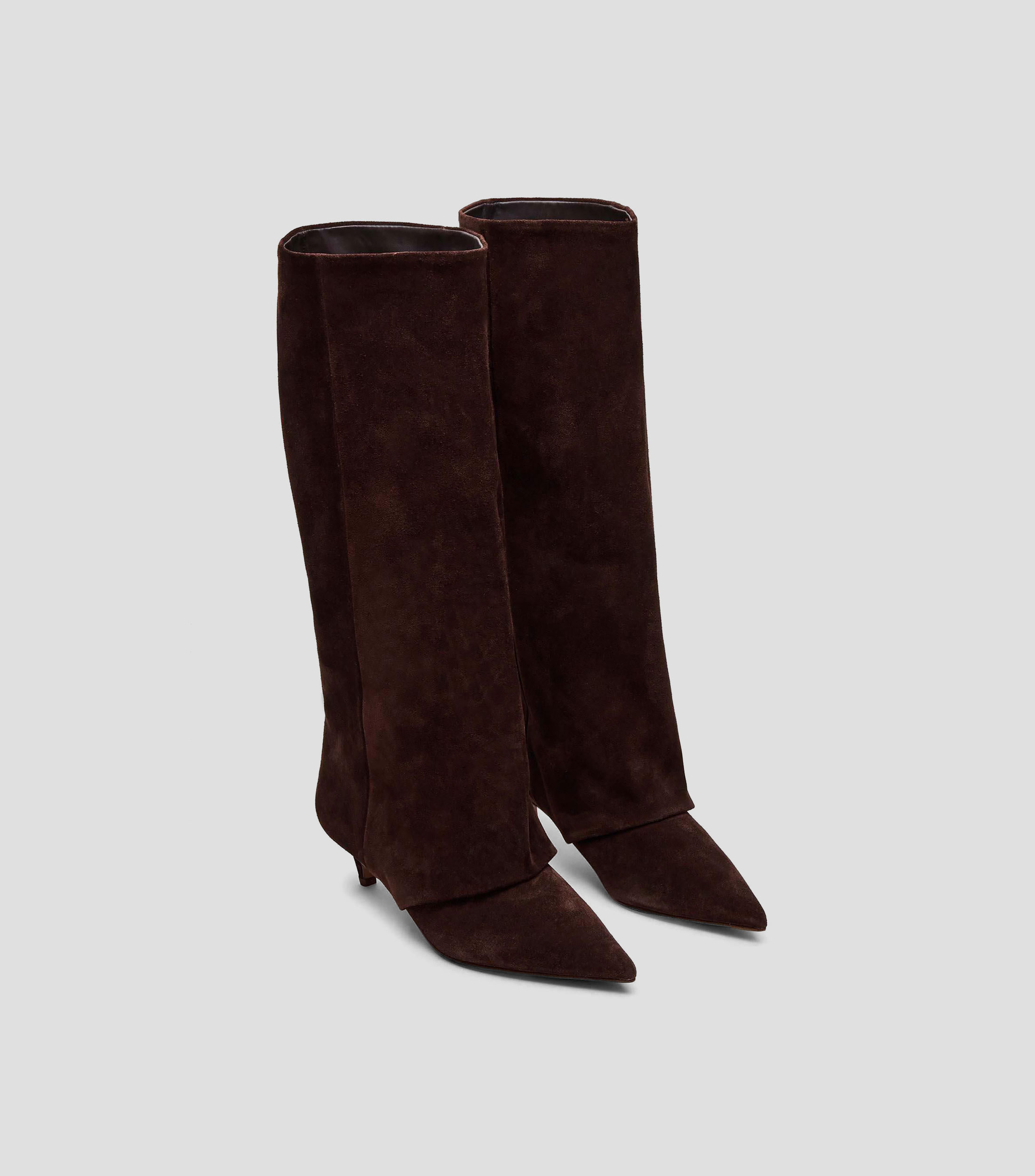 Botas casuales largas Luca con tacón medio y delgado Mujer